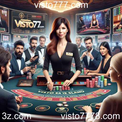 A Emoção do Cassino Ao Vivo no Visto777.com